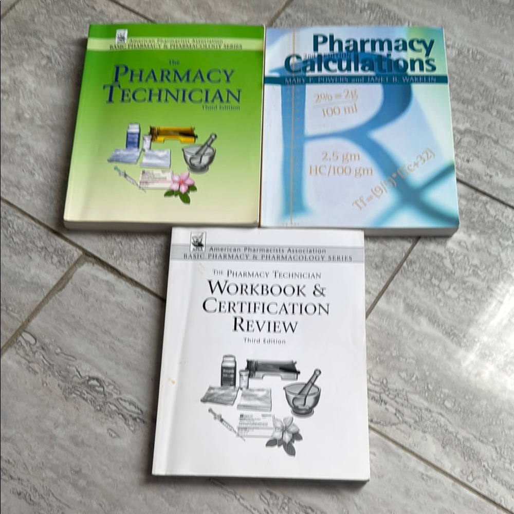 Green and Blue Pharmacy Educational Books